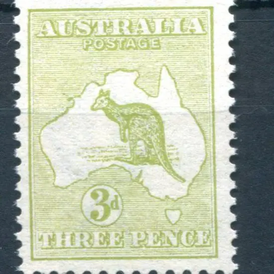 3d olive. MVLH with good centering. SG 5, ACSC ...
