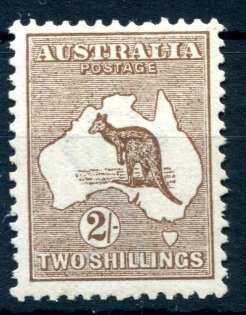 2/- dark brown. MVLH with good centering. SG 12, ... Image 1++