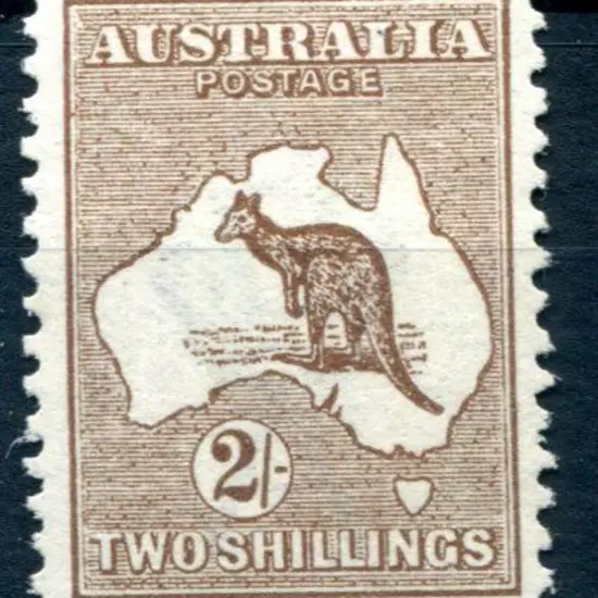 2/- dark brown. MVLH with good centering. SG 12, ...