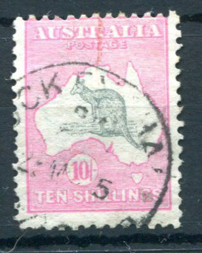 10/- grey & pink. Fine used, centred high with ... Image 1++