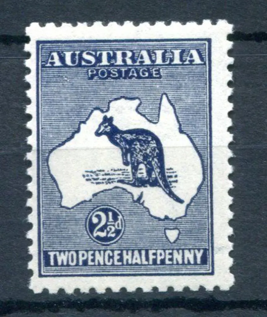 2½d indigo. Fine MUH, centered slightly left. ... Image 1++
