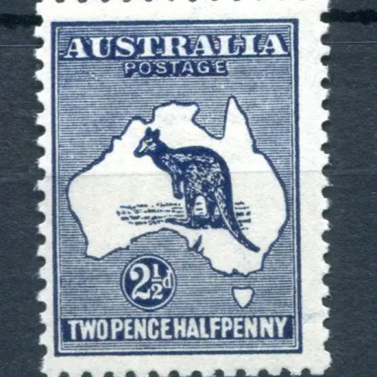 2½d indigo. Fine MUH, centered slightly left. ...