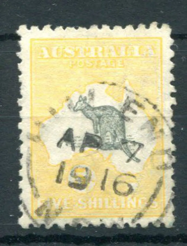 5/- deep grey & chrome with "shading breaks in ... Image 1++