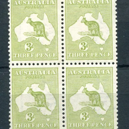 3d olive-green Die I with inverted wmk in Plate 2 ...