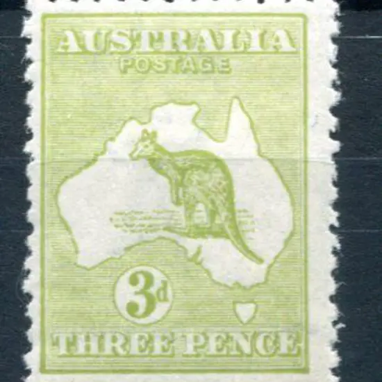 3d pale olive-green Die IIb. MUH. SG 37e, ACSC ...
