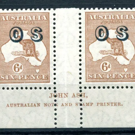 1929/30 Small Multiple Watermark 6d chestnut Die ...