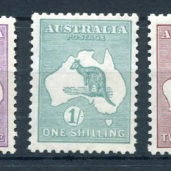 1929/30 Small Multiple Watermark 6d MLH, 9d MLH, ...