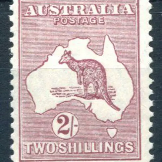 1929/30 Small Multiple Watermark 2/- maroon with ...