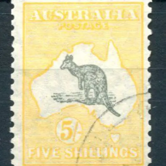 1929/30 Small Multiple Watermark 5/- grey & ...