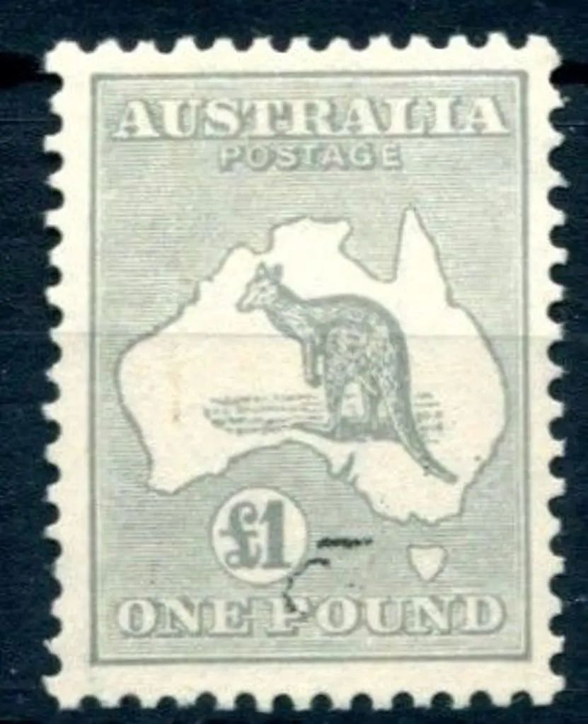 1931/47 CofA £1 grey, very fine used with hint of ... Image 1++