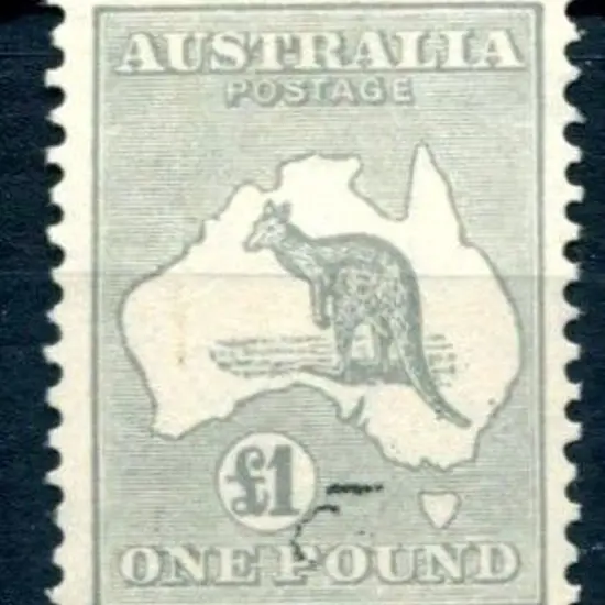 1931/47 CofA £1 grey, very fine used with hint of ...