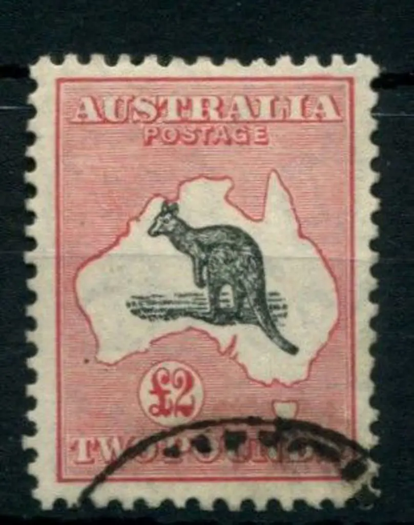 1931/47 CofA £2 grey-black & rose-crimson fine ... Image 1++