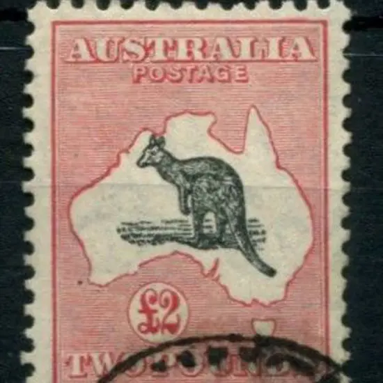 1931/47 CofA £2 grey-black & rose-crimson fine ...