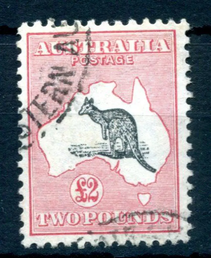 1931/47 CofA £2 grey black & rose crimson. Fine ... Image 1++