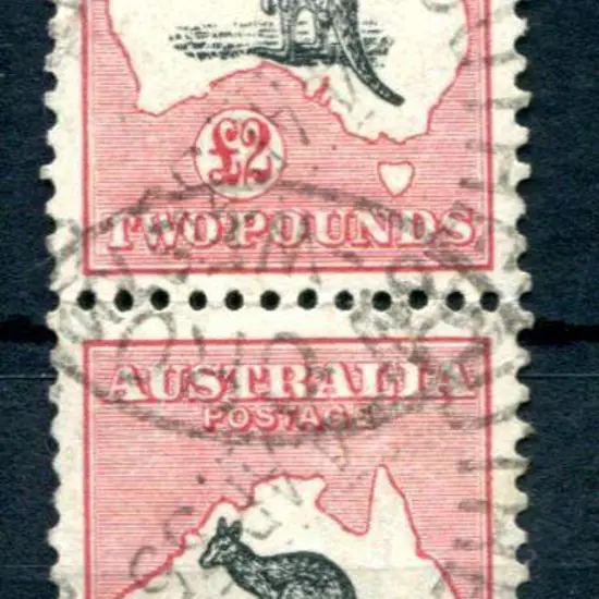 1931/47 CofA £2 black & rose A stunning fine used ...