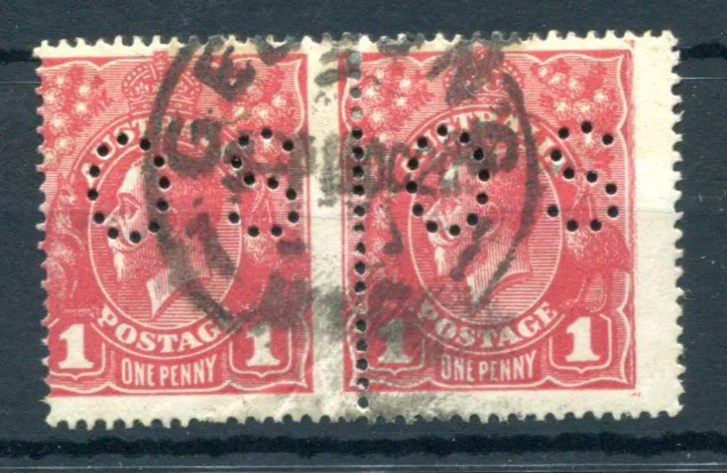 1914-20 Single Watermark 1d red-brown on smooth ... Image 1++