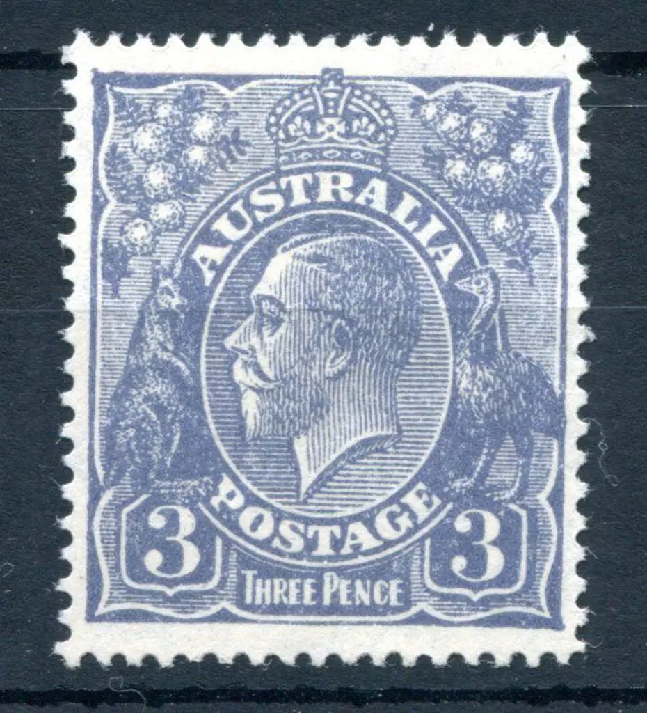 1918-20 Large Multiple Watermark Perf.14 3d blue ... Image 1++