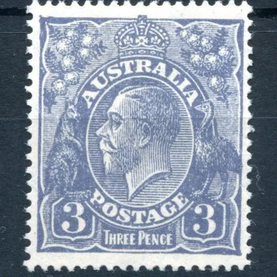 1918-20 Large Multiple Watermark Perf.14 3d blue ...