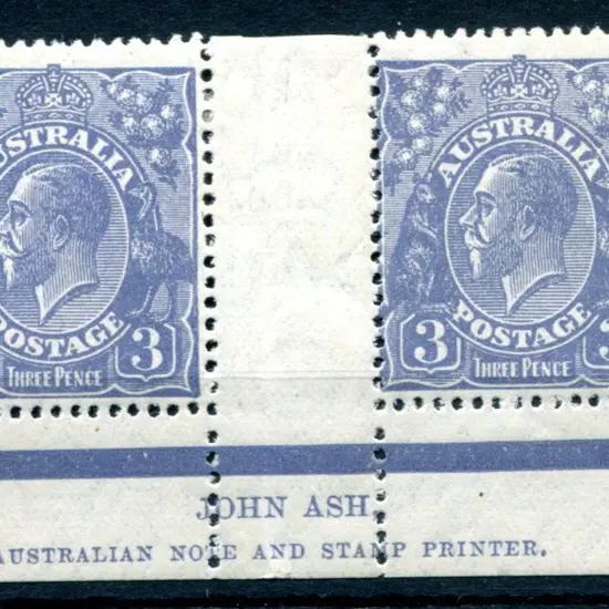 1926-30 Small Multiple Watermark Perf. 13½x12½ 3d ...