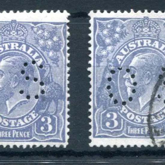 1926/30 Small Multiple Watermark Perf. 14 3d blue ...