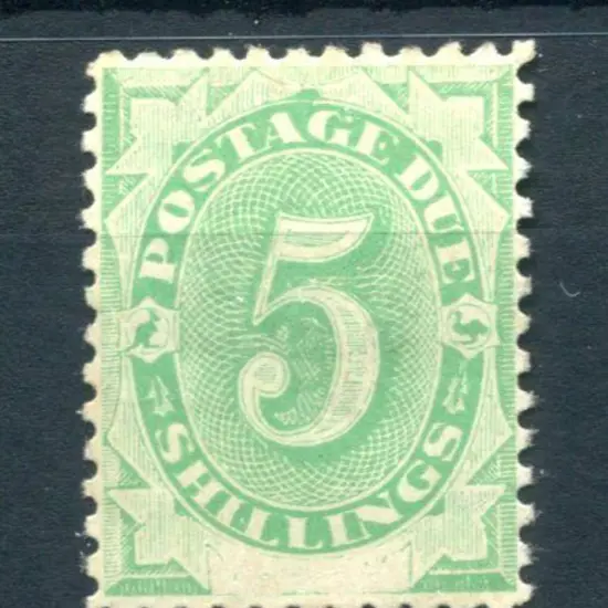 1902 5/- emerald Postage Due with upright wmk & ...