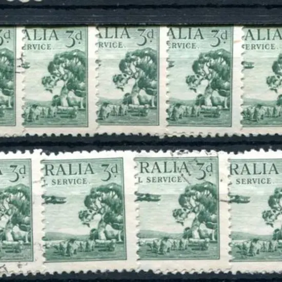 1929 3d Airmail, type B x 15 fine used examples. ...