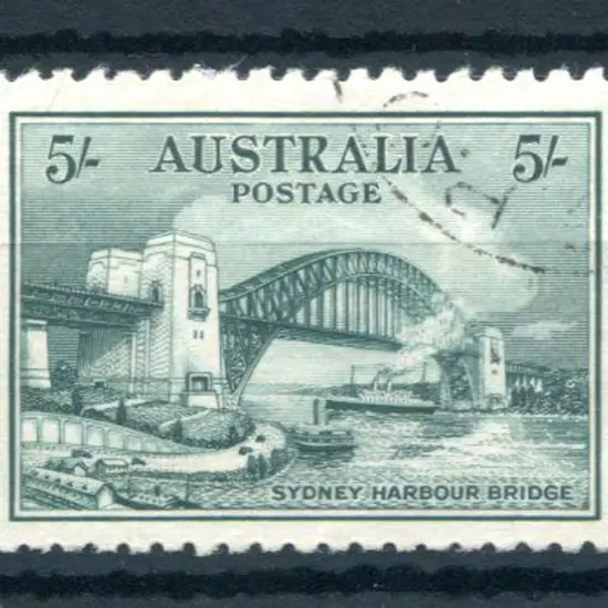 1932 5/- Sydney Harbour Bridge. Superb CTO without ...