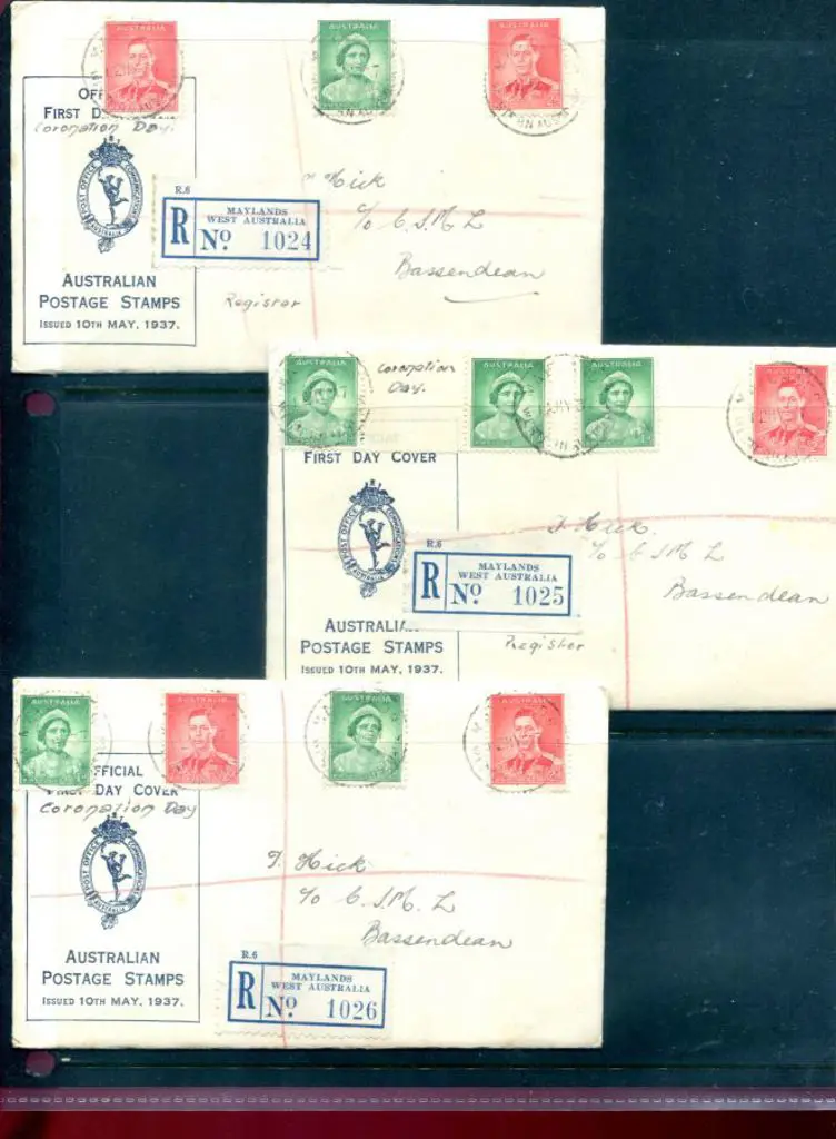 1937 (13th May) "Coronation Day" endorsed in m/s ... Image 1++