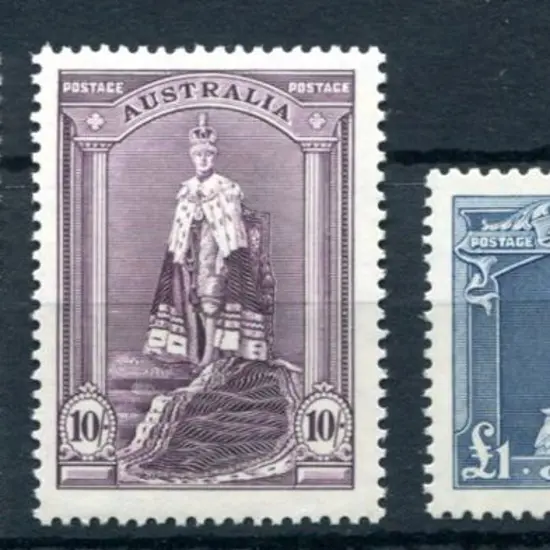 1937/49 Robes set of 3 on thick paper. Well ...