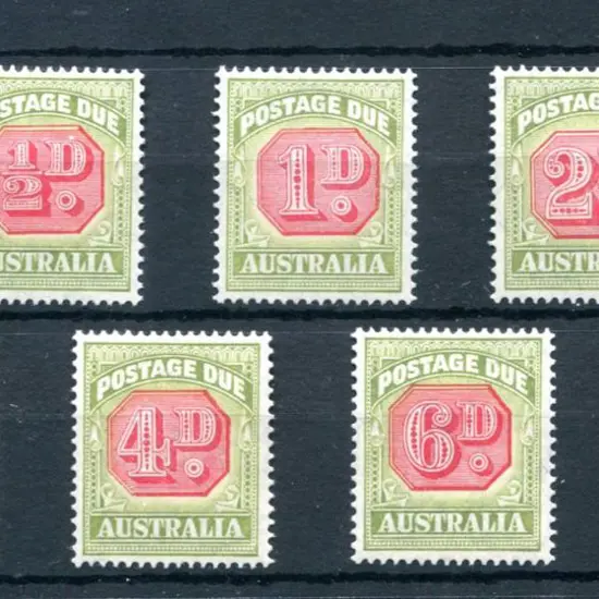 1938 ½d to 1/- Postage Dues set of 7. Fresh MUH. ...