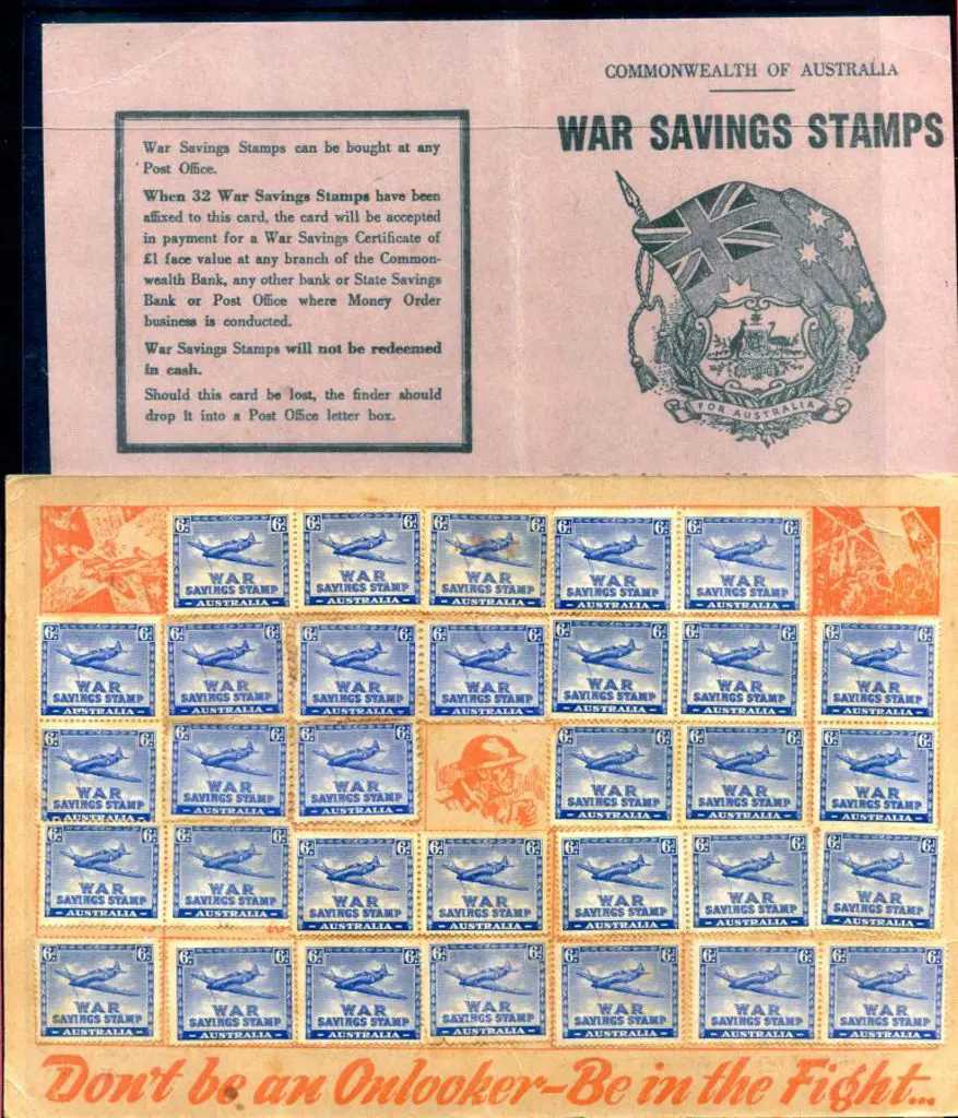 1940 6d Spitfire War Savings Stamps x 32 ... Image 1++