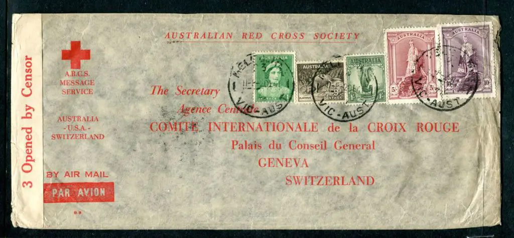 1941 (2nd Dec) "Australian Red Cross Society" long ... Image 1++
