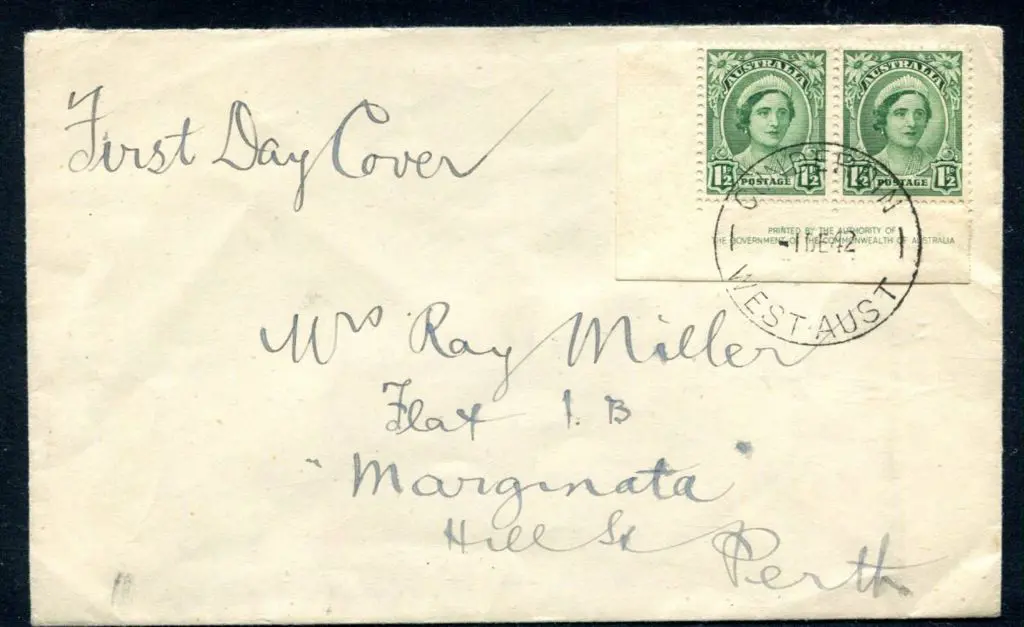 1942 (1st Dec) 1½d Queen Mother with "By ... Image 1++