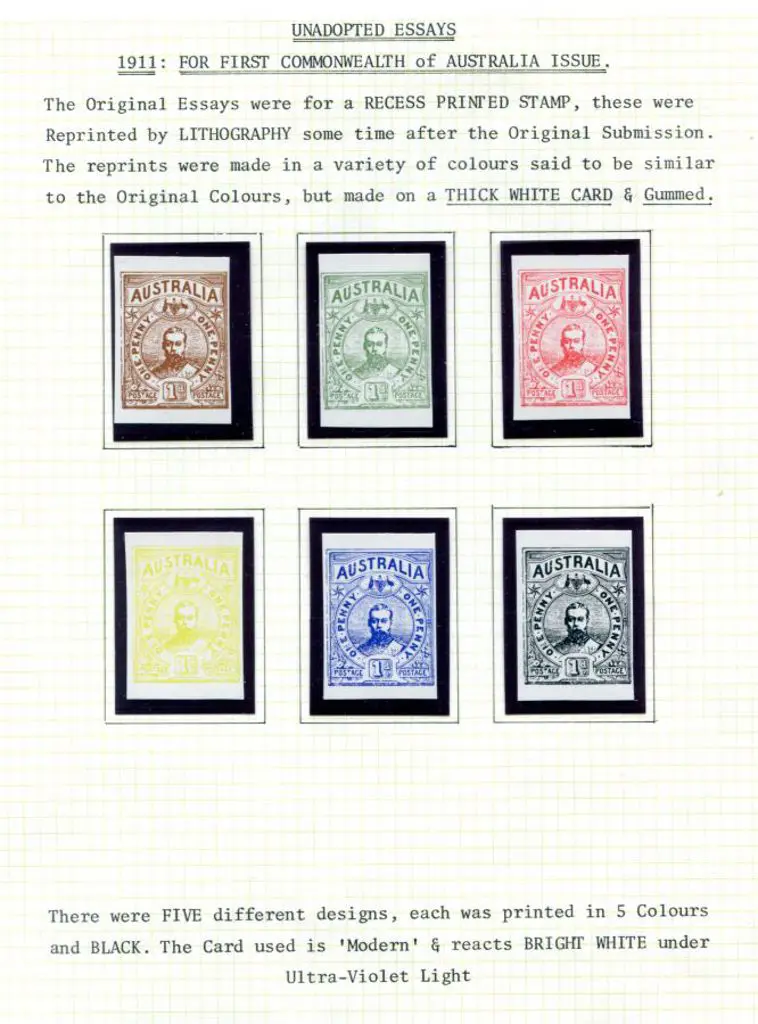 1950 Lithography reprinted Unadopted Essays for ... Image 1++
