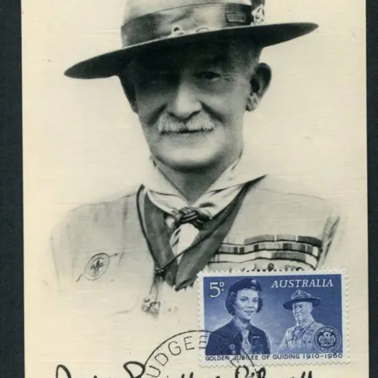 1960 5d Guiding with Baden-Powell on matching ...