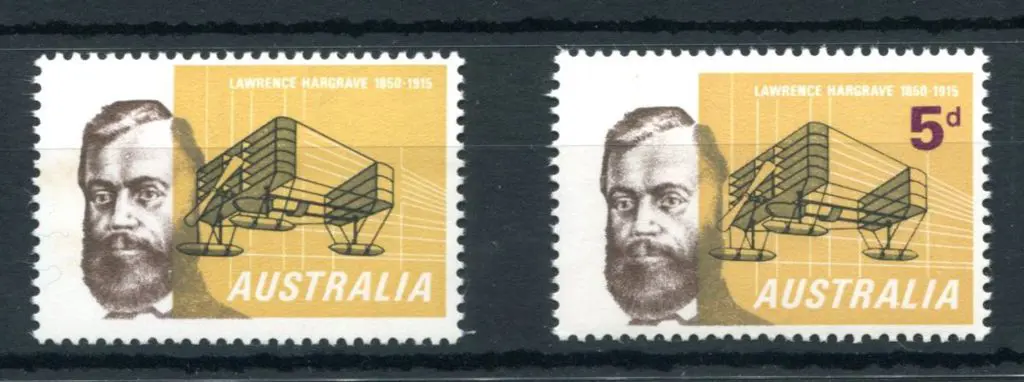 1965 5d Hargrave with purple omitted. A couple of ... Image 1++