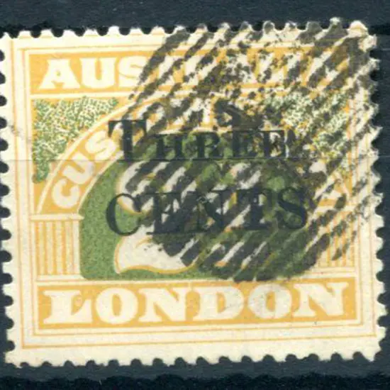 1917 2nd Series Perf 11 - "THREE CENTS" on 2d US ...