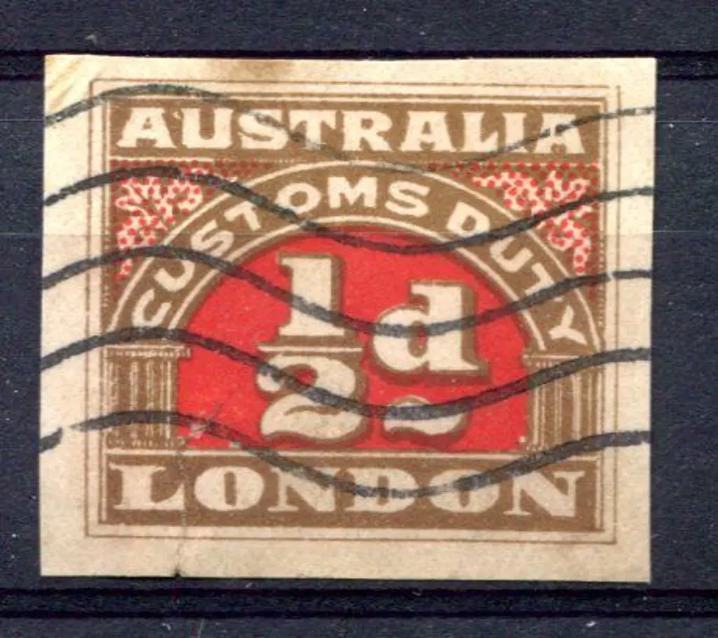 1912 3rd Series Imperf ½d with 4 large imperforate ... Image 1++
