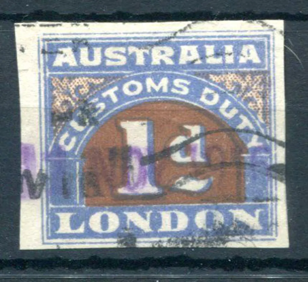 1912 3rd Series Imperf 1d with 4 large imperforate ... Image 1++