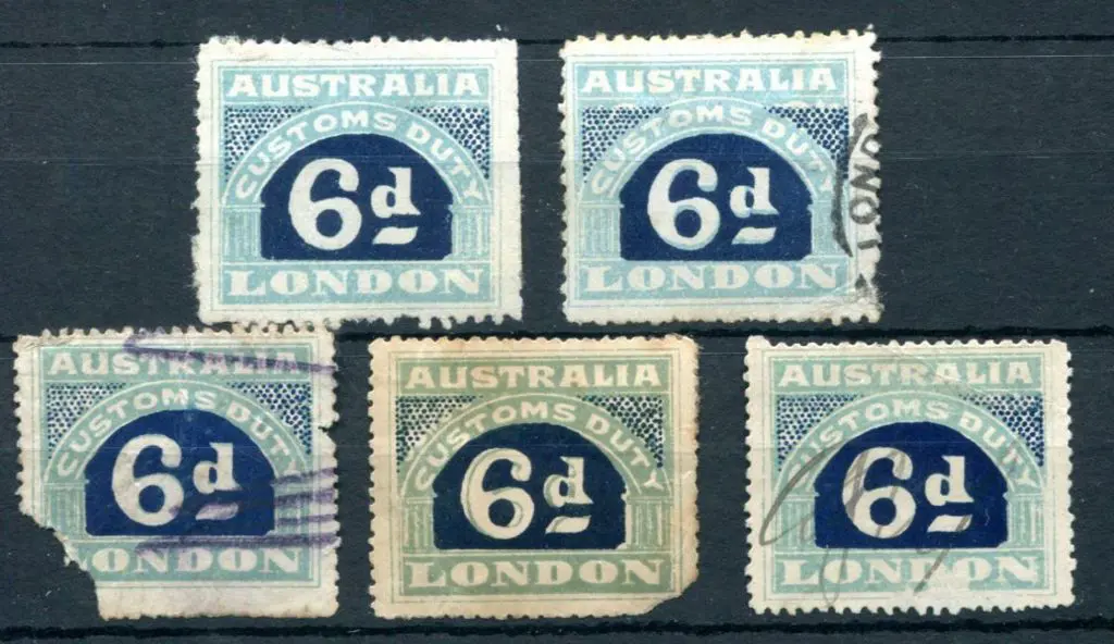 1912 3rd Series 6d Perf. 11.3 used & unused & 6d ... Image 1++