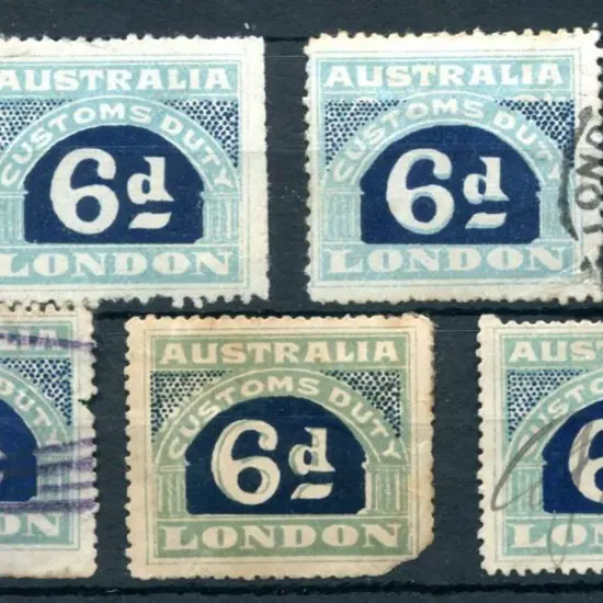 1912 3rd Series 6d Perf. 11.3 used & unused & 6d ...