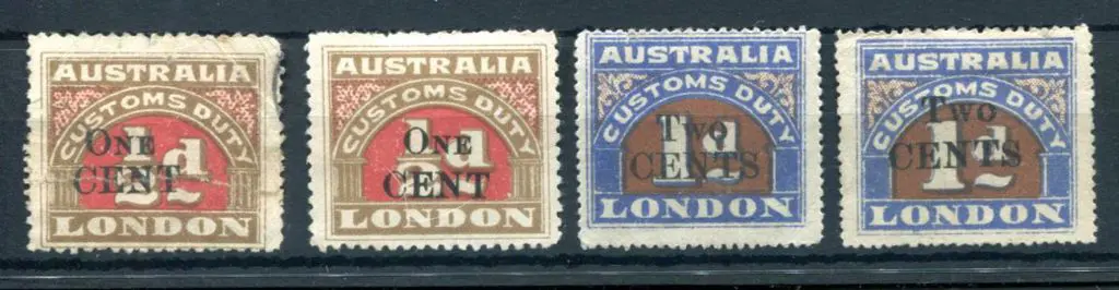 1917 3rd Series "ONE CENT" US currency ovpt in ... Image 1++