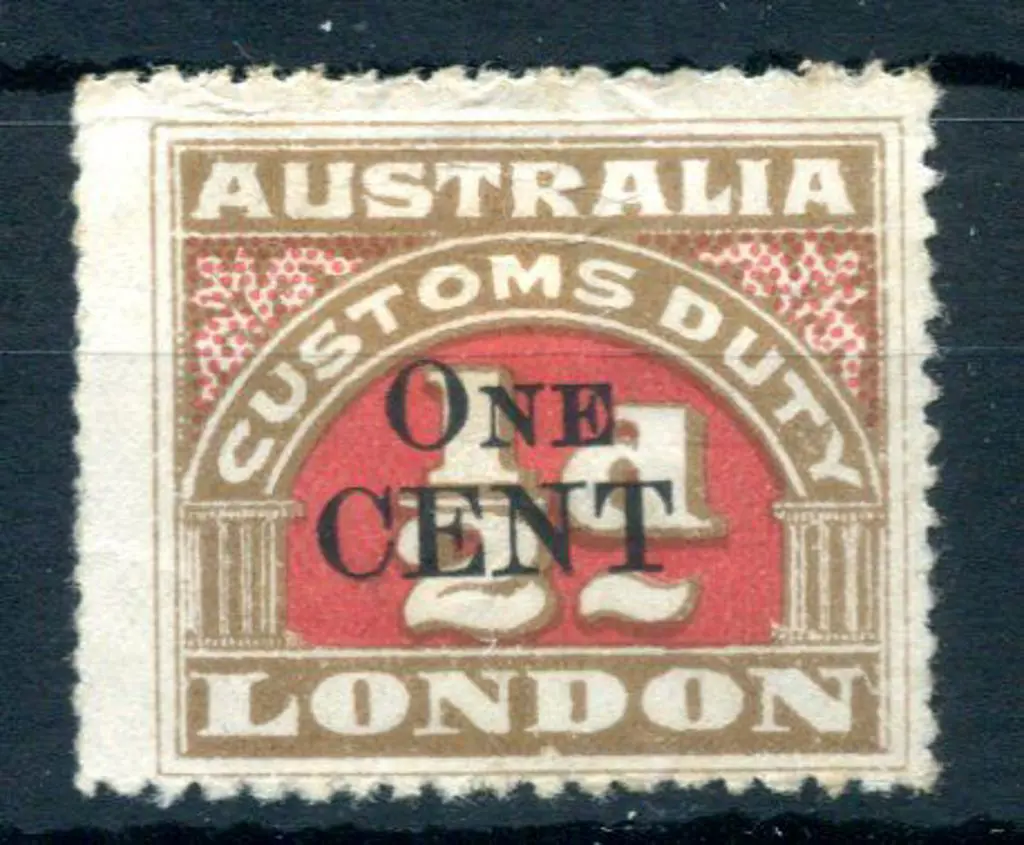 1917 3rd Series "ONE CENT" US currency ovpt in ... Image 1++