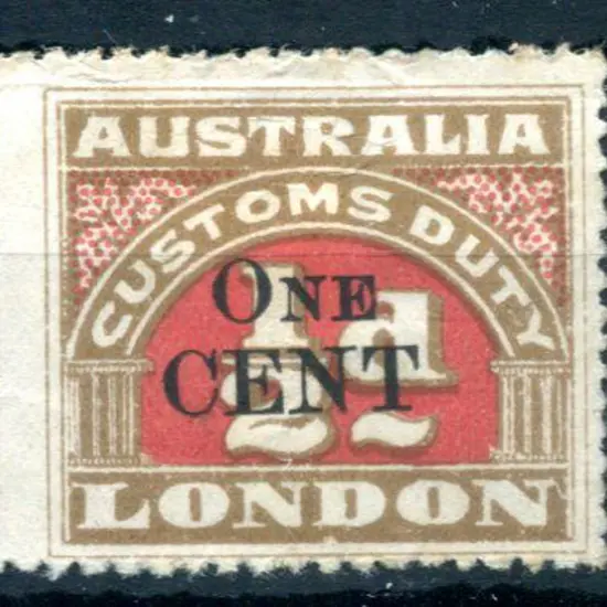 1917 3rd Series "ONE CENT" US currency ovpt in ...