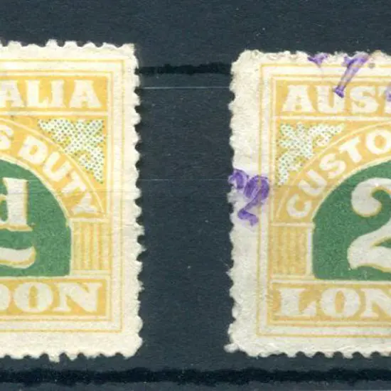 1918 4th Series Stone I Perf. 11.3 2d unused & ...