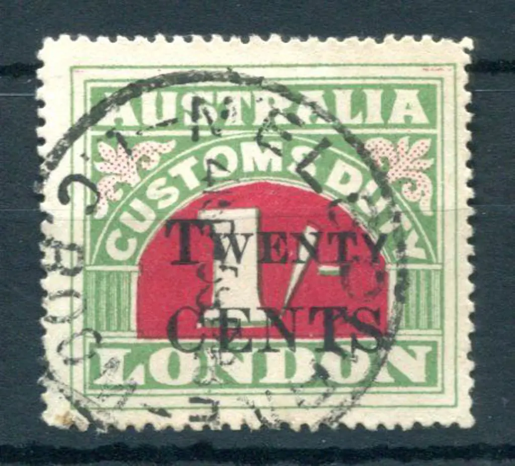 1919 4th Series Stone I "TWENTY CENTS" US Currency ... Image 1++