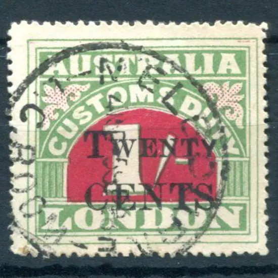 1919 4th Series Stone I "TWENTY CENTS" US Currency ...