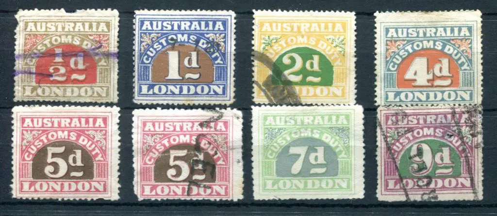 1918 4th Series Stone II ½d, 1d, 2d & 4d Perf. ... Image 1++