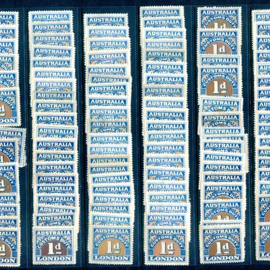 1923 5th Series Perf 11¾ 1d brown & blue with odd ...