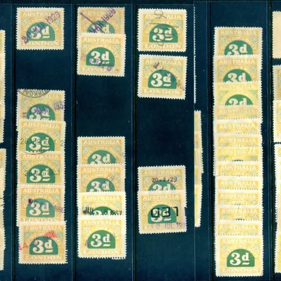 1923 5th Series Perf 11¾ 3d yellow/green x 30 ...